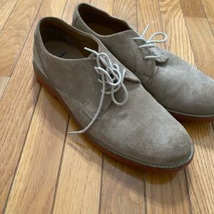 Mens Suede Clark’s Dress Shoes Size 9.5